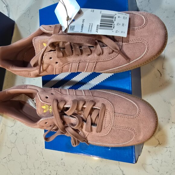 [JI3209] Adidas Originals Mens Samba OG Warm Clay Wonder Taupe *NEW* SIZE 10 - Picture 5 of 14